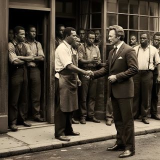 Clint Eastwood entró a un restaurante “SOLO PARA NEGROS” y lo que hizo dejó al dueño en shock…