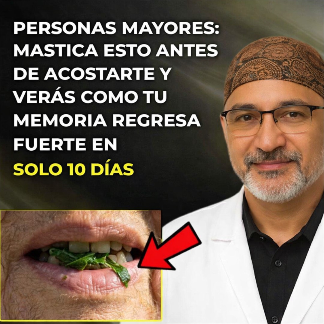 Mastica esto antes de dormir: un hábito que puede ayudar a tu memoria con el tiempo.