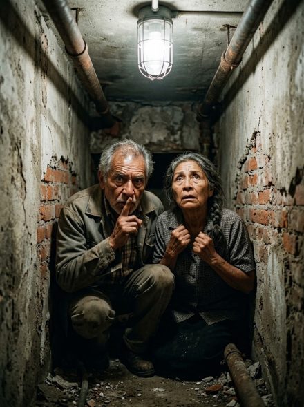 Nos encerraron en el sótano para quitarnos la casa, pero mi esposo me susurró: “Ellos no saben lo que hay detrás de esta pared”. Nadie imaginó que la traición de nuestro hijo nos salvaría.