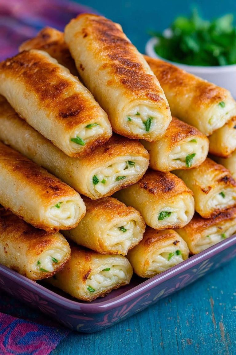 Crepes Rellenos de Mozzarella
