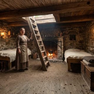 Había construido un dormitorio secreto debajo de su cabaña de troncos, hasta que la peor tormenta de nieve lo convirtió en su único refugio.