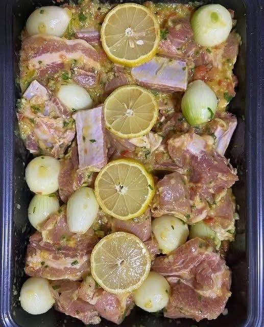 Cerdo Sazonado con Limón