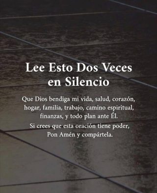 A veces no necesitamos más ruido. Necesitamos silencio… y fe.