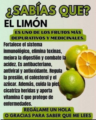 Limón: beneficios y usos para la salud