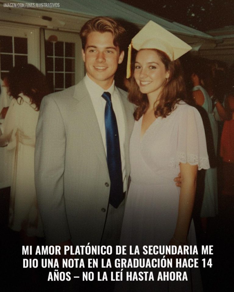 Mi amor platónico de la secundaria me dio una nota en la graduación hace 14 años – No la leí hasta ahora