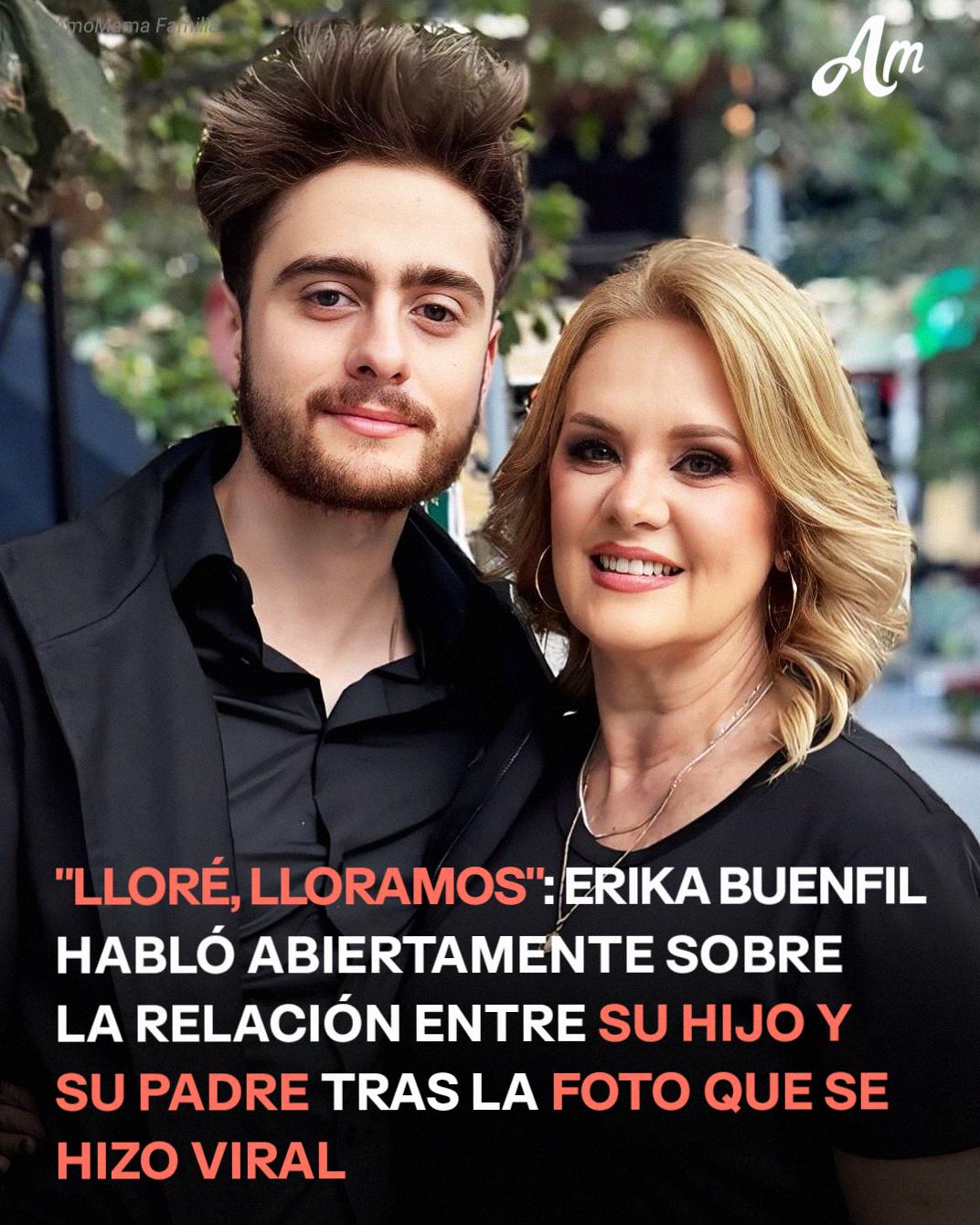 El hijo de Erika Buenfil sorprendió a usuarios con la primera foto junto a su padre – Cómo es su relación ahora