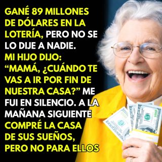 Gané 89 millones en la lotería, pero guardé el secreto… hasta que mi hijo dijo esto.