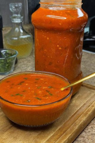 Salsa de Tomate Casera