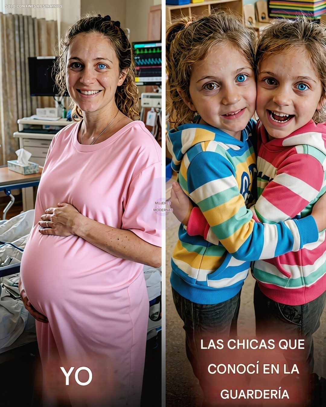 Perdí a mis gemelos recién nacidos durante el parto; cinco años después, vi a dos niñas que se parecían exactamente a ellos en una guardería.