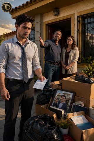 EL NUEVO ESPOSO DE MI MADRE ME CORRIÓ DE LA CASA QUE YO COMPRÉ Y ME DIJO: “LÁRGATE… ESTE ES NUESTRO ESPACIO. TÚ PUEDES PAGARTE UN CUARTO”. OLVIDÓ UN PEQUEÑO DETALLE: LAS ESCRITURAS ESTABAN A MI NOMBRE