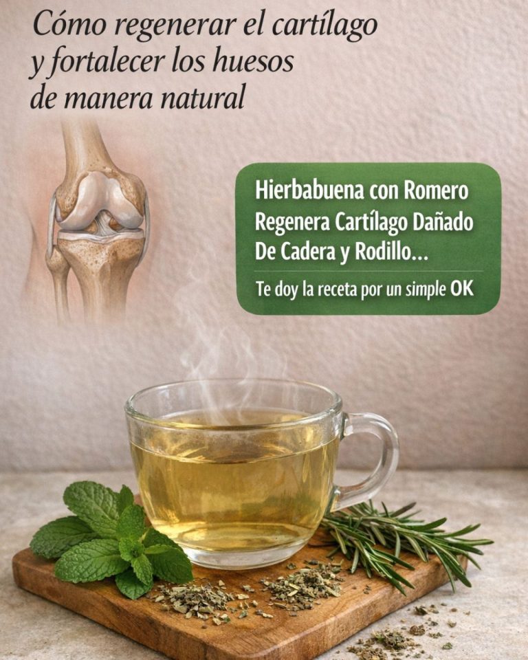 Hierbabuena con Romero Regenera Cartílago Dañado De Cadera y Rodillo… Te doy la receta por un simple OK