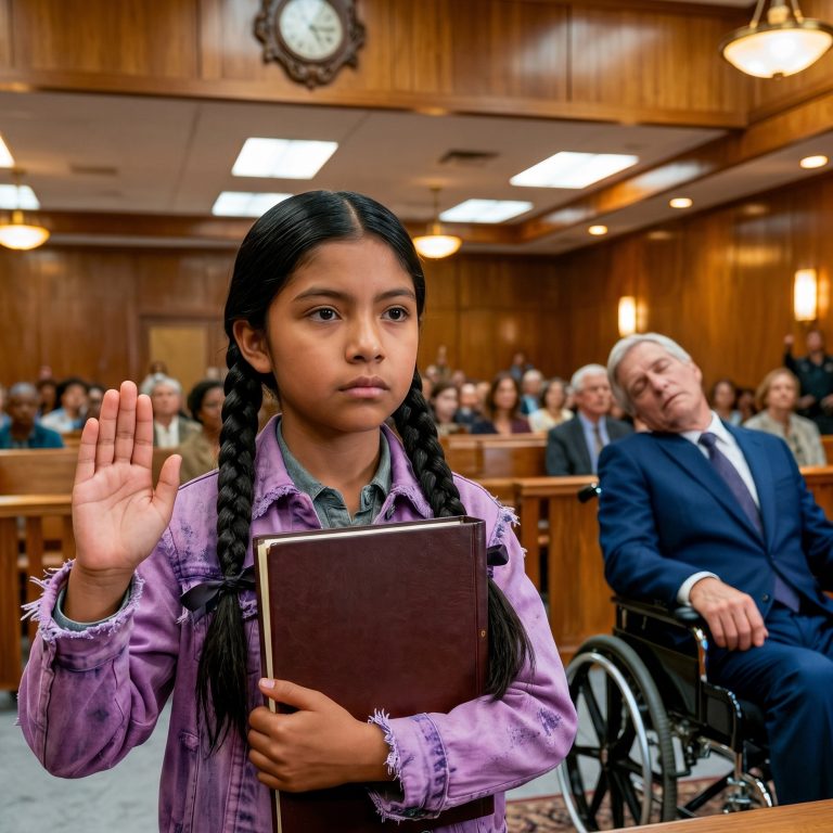 “¡Tengo pruebas!”, exclamó una niña pequeña defendiendo al multimillonario en el tribunal; el juez quedó atónito.