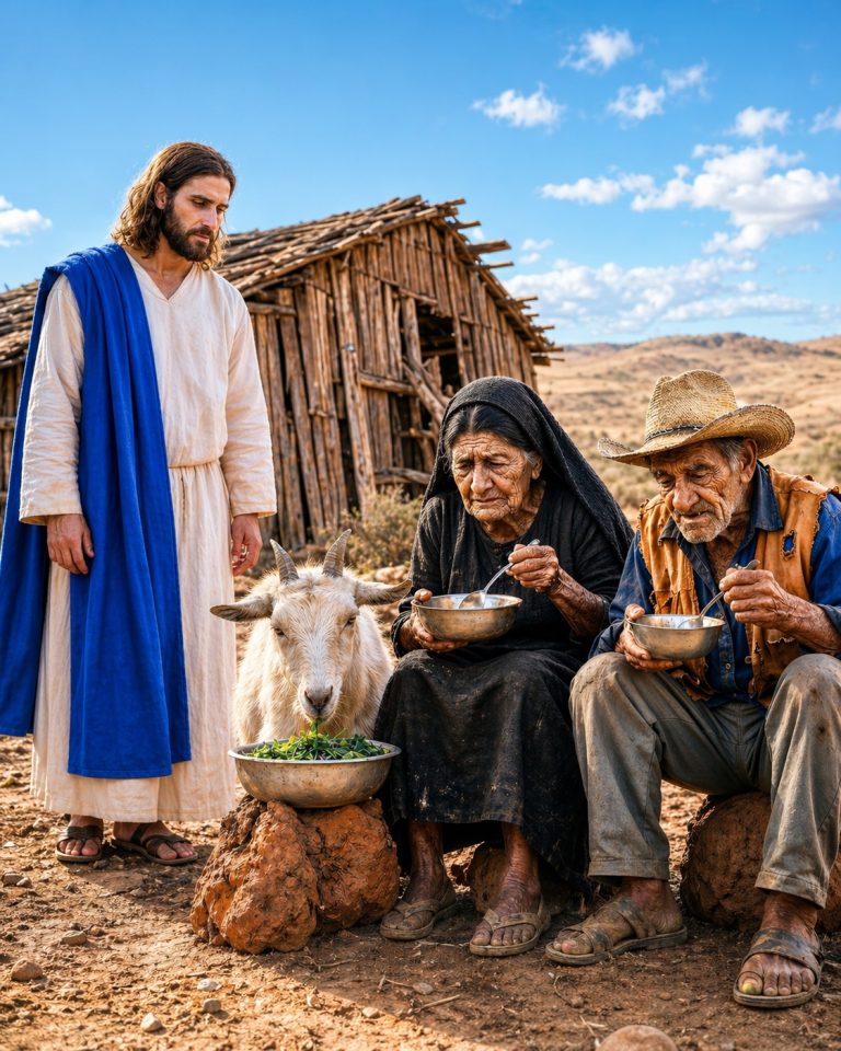 Sus 6 HIJOS los abandonaron para morir de HAMBRE… hasta que JESÚS PASABA POR ALLÍ