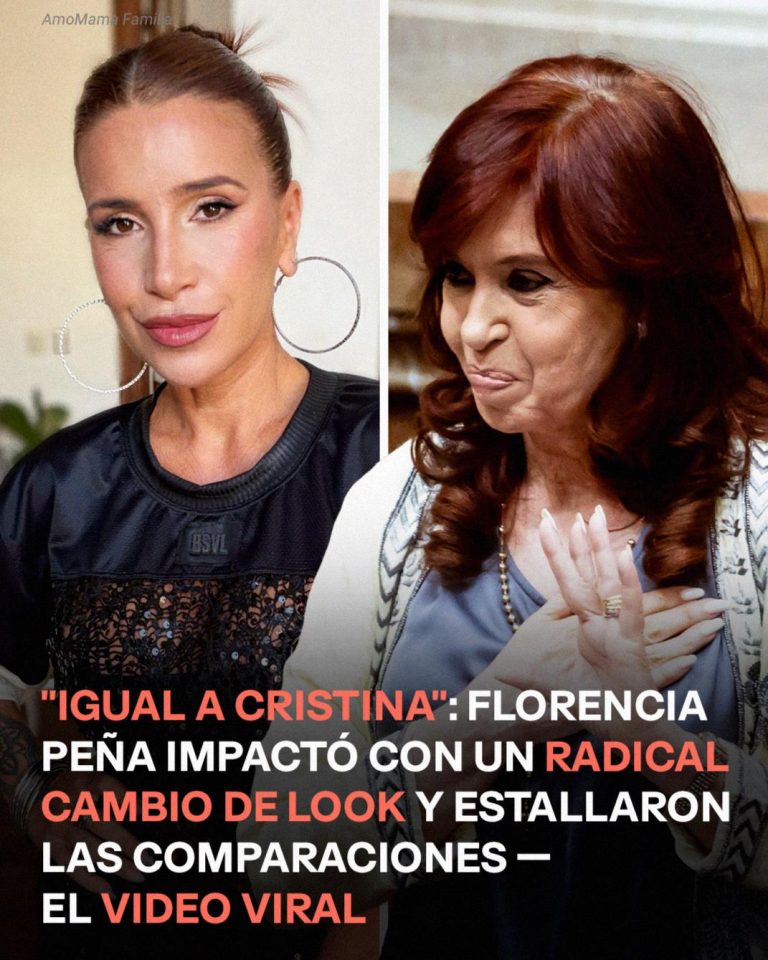 Florencia Peña sorprendió con un “inesperado” cambio de look y estallaron las comparaciones con otras figuras — Video