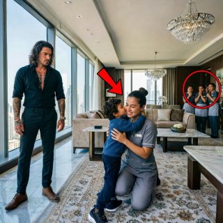 El hijo del jefe de la mafia patea y golpea a todas las niñeras, pero besa a la pobre criada nueva.
