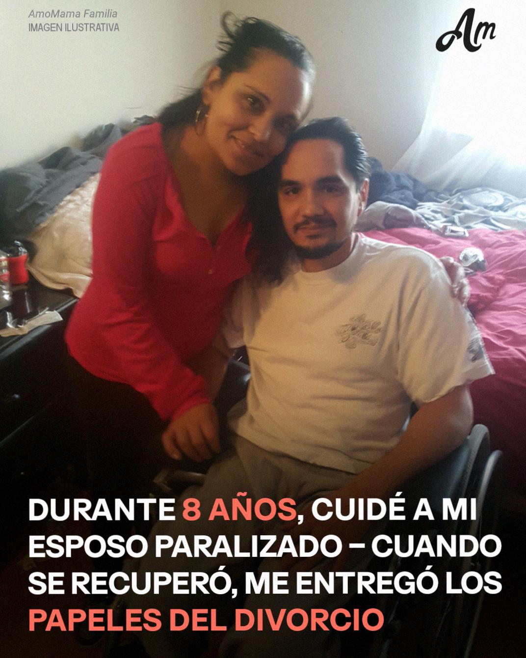 Inspirado por la vida Durante 8 años cuidé de mi esposo paralítico – Cuando finalmente volvió a caminar, me dio los papeles del divorcio