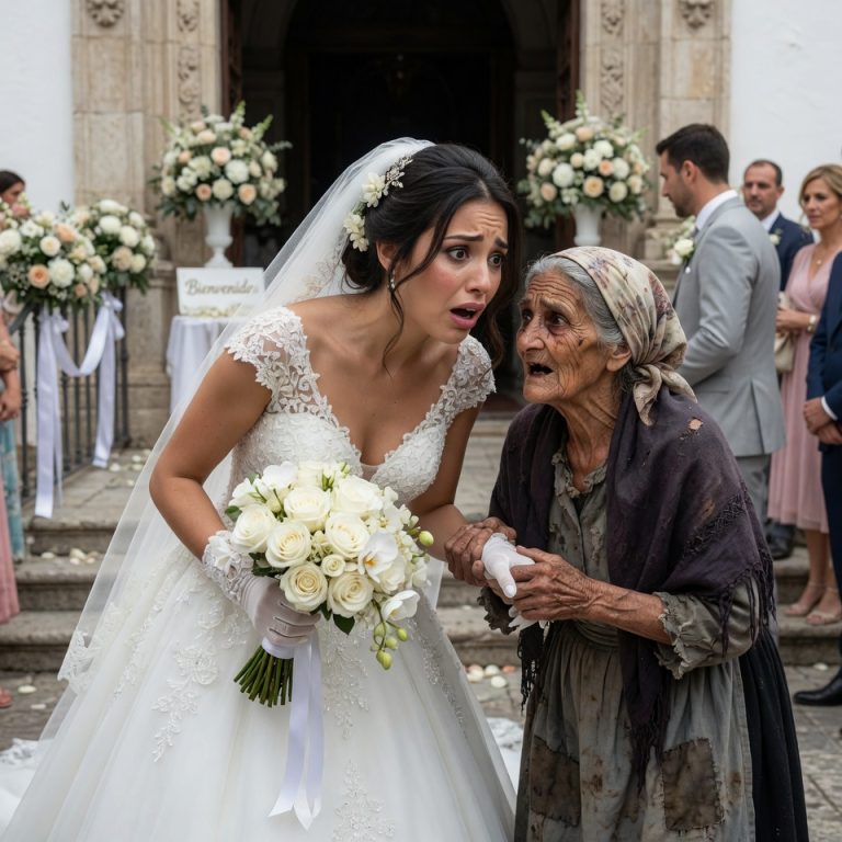 A minutos de firmar su boda, una mujer de la calle le agarró la mano y le susurró: “Si te casas, te mueres”; horas después, ya en su nueva casa, vio en el celular de su esposo un mensaje que la dejó helada…