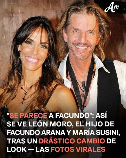 María Susini sorprendió en la alfombra roja con sus hijos India y León, fruto de su relación con Facundo Arana, y estalló el debate por su parecido — Fotos