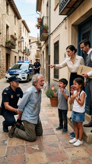 Madre abandonó a sus 3 hijos y regresó 13 años después con la policía para robar su herencia, pero el abuelo guardaba un secreto que la destruiría