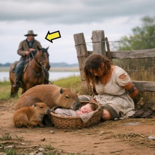 EL RANCHERO ENCONTRÓ UNA MADRE ATRAPADA EN LA CERCA… PERO EL BEBÉ NO ESTABA SOLO