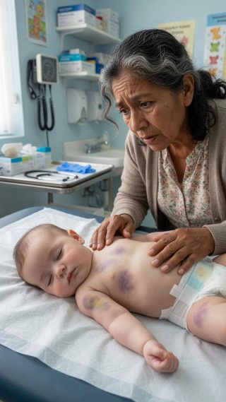 Dejaron a su bebé de 2 meses con la abuela por “solo una hora”, pero al quitarle el pañal ella descubrió un secreto imperdonable.