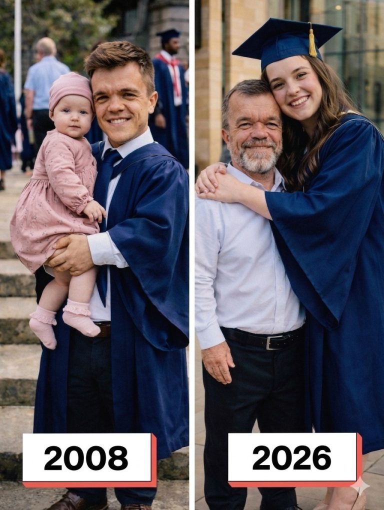 Mi padre me crió por su cuenta después de que mi madre biológica desapareció, 18 años después, apareció en mi graduación con una petición impactante …